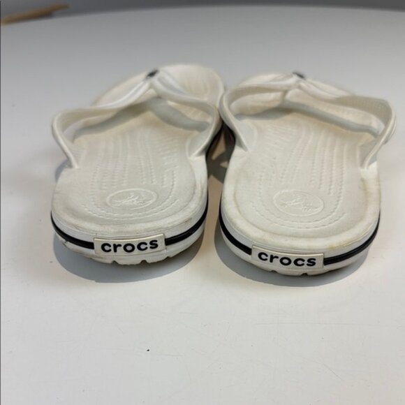 CROCS Women's White Sandals - Picture 3 of 6
